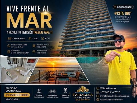 apartamento en venta morros bocagrande cartagena