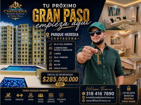 apartamento en venta conjunto residencial fragata parque heredia ctg