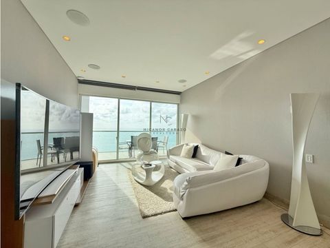 apartamento en venta de 3 alcobas en h2 plaza bocagrande