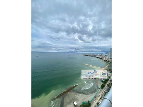 apartamento en venta frente a la playa bocagrande cartagena