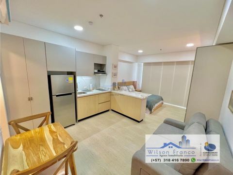 apartamento tipo loft nuevo y amoblado en venta crespo