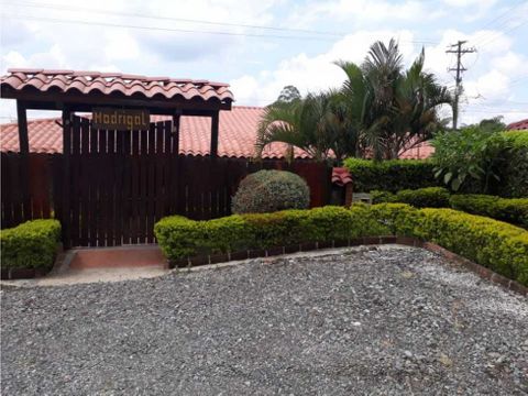 vendo casa campestre en el sector bosques de la bella calarca q