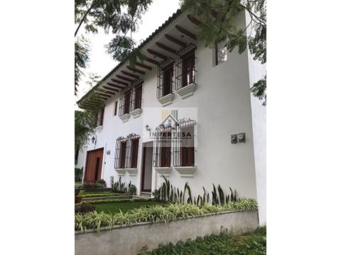 casa en alquiler en condominio el cortijo de las flores