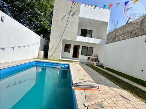 casa en venta en morelos jiutepec con alberca u seguridad