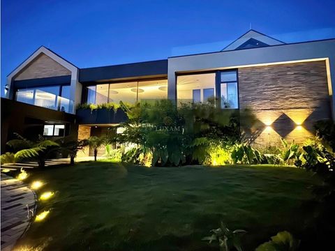 casa finca moderna en parcelacion en el retiro