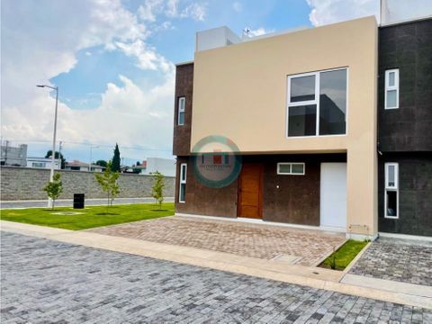 casa nueva en venta en metepec en residencial con excelente ubicacion