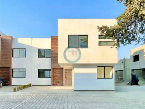 casa nueva venta en san mateo atenco con estudio jardin y roof garden