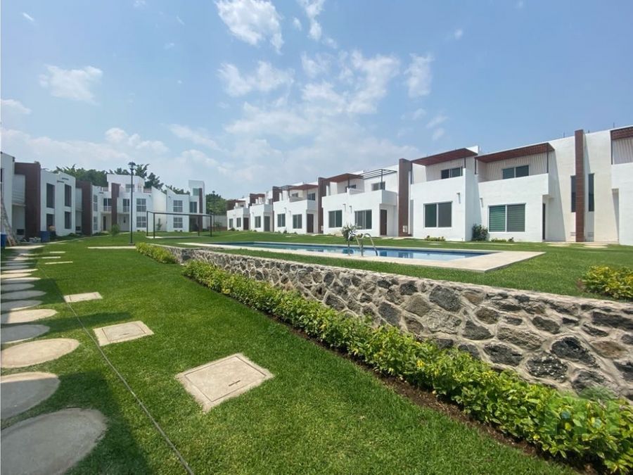 casas nuevas en venta condominio residencial en jiutepec morelos