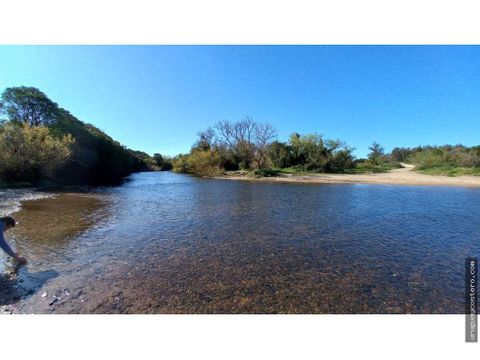 chacra con 350 mts de costa de arroyo ruta 39