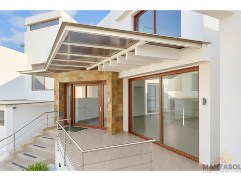 departamento de 160 m2 3 dormitorios y vista al mar en manta