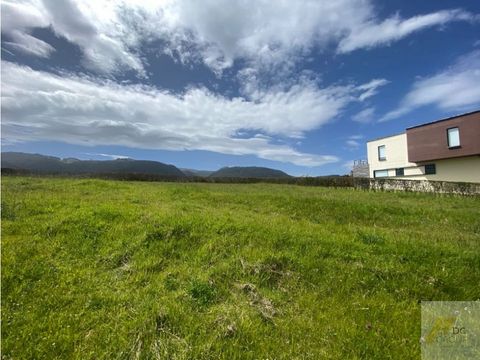 exclusivo lote en conjunto campestre la calera