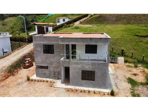 finca campestre en obra gris en el santuario vereda el carmelo