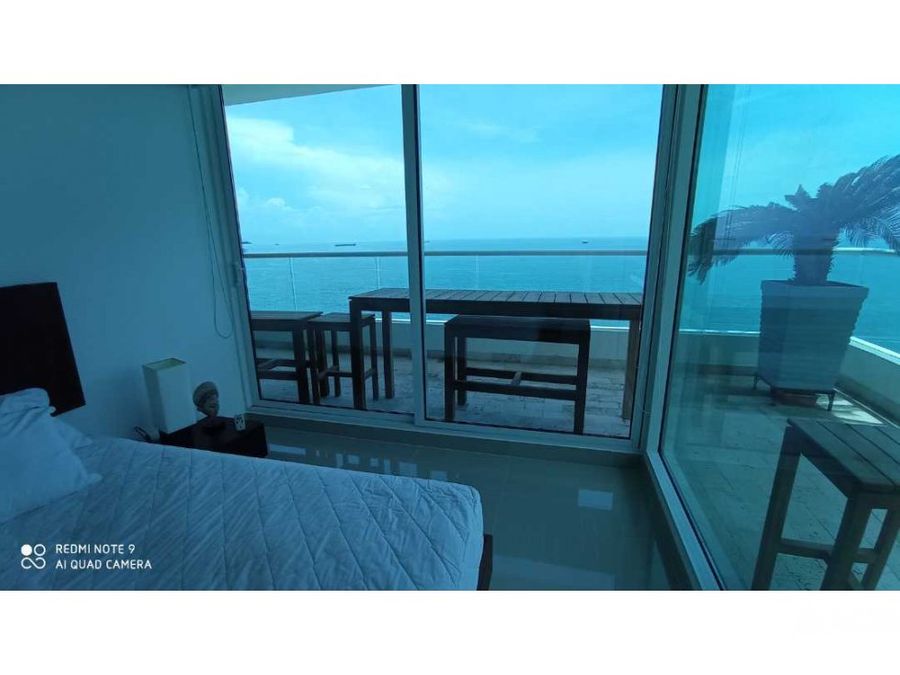 hermoso y exclusivo apartamento con vista al mar en bello horizonte