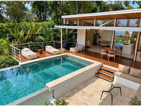 impresionante villa en santa teresa con piscina infinita privada y