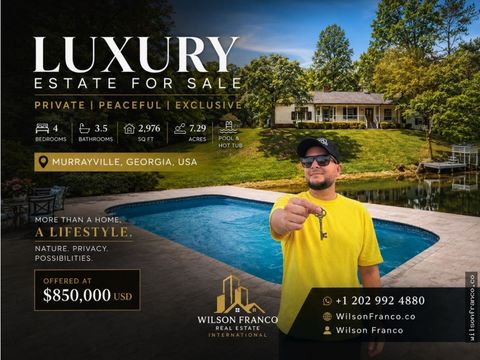 for sale ultimate 729 acre private retreat in murrayville georgia