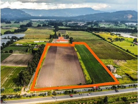 lote de 53000 m2 en venta sobre el corredor vial de cajica