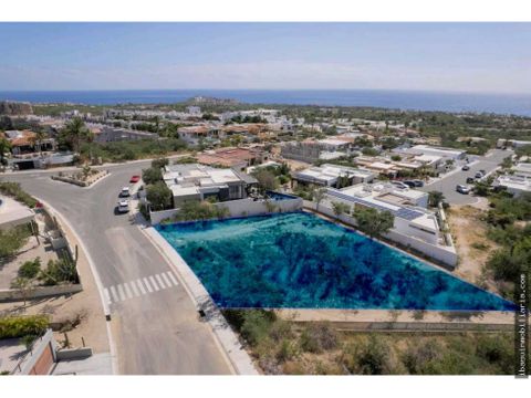 lote en venta en cresta del mar en el tezal cabo san lucas