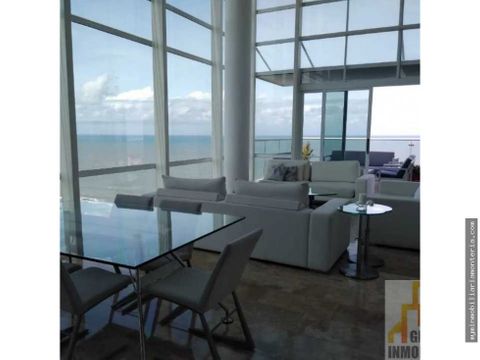 penthouse duplex con vista al mar en venta en cartagena