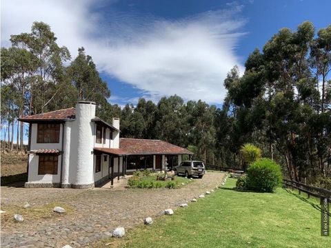 quinta con casa de campo a las faldas de cayambe