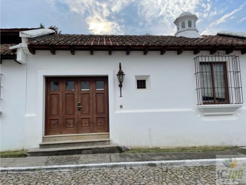 renta casa antigua guatemala