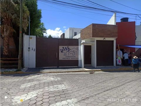 renta de casa residencial con jardin en santa maria ixtulco