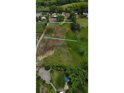 se vende lote en parcelacion via la tebaida valle