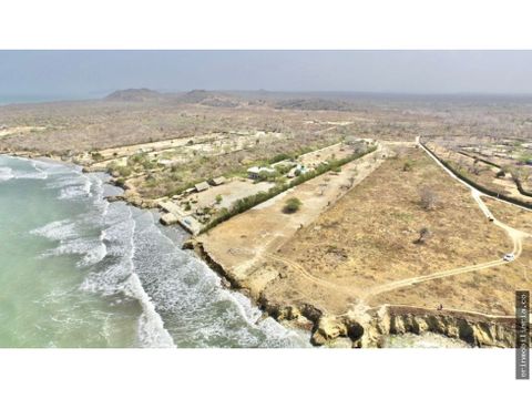 se vende lote en punta canoa 100 mt lineales de playa