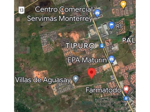 terreno en venta tipuro y caruno