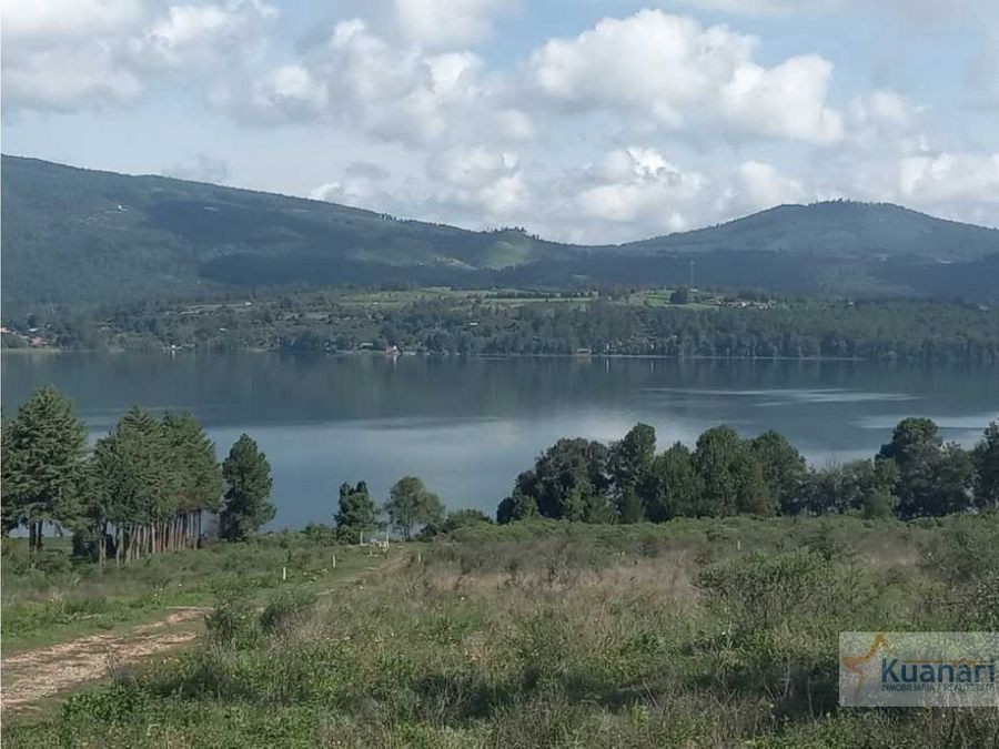 terrenos venta en zirahuen con orilla al lago