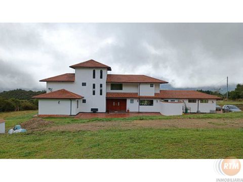 vendo casa campestre con desarrollo turistico en guasca ic