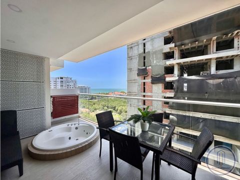vendo en cartagena hermoso apartamento con jacuzzi para inversion