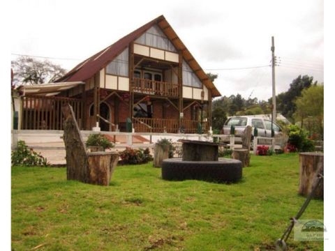 vendo finca hotel en zipaquira