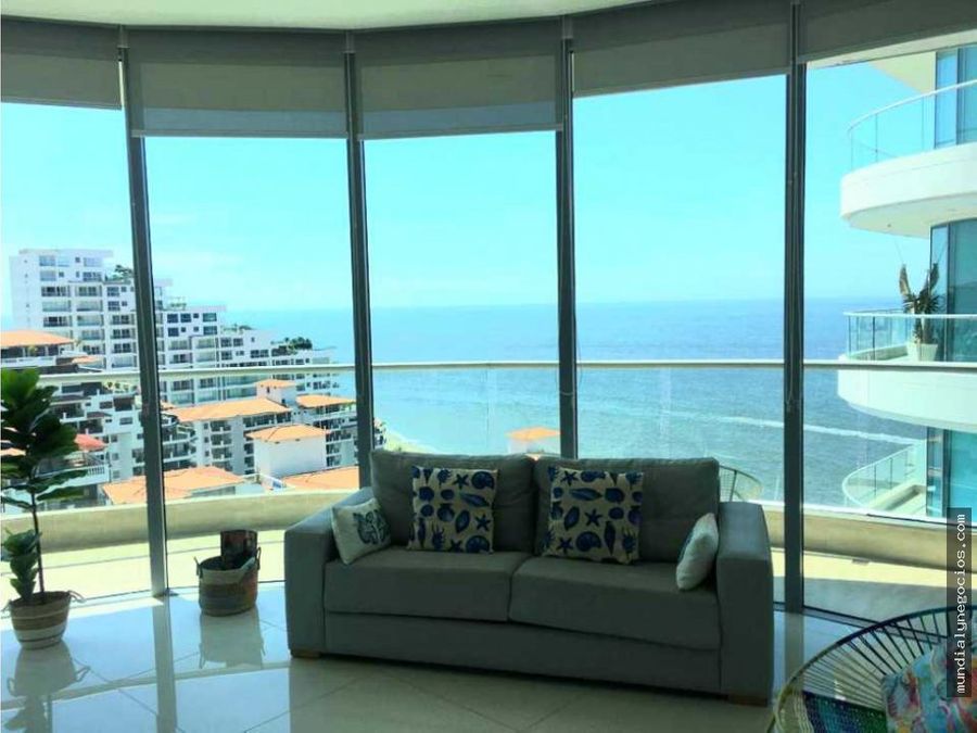 vendo hermoso apartamento con vista al mar en bello horizonte