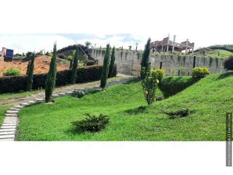 vendo lotes en el carmen de viboral para tu casa de campo