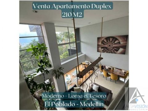 venta moderno apartamento duplex ubicado en la zona de loma del tesoro
