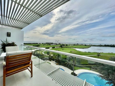 venta apartamento duplex 3 alcobas en karibana beach golf cartagena