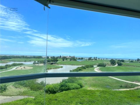 venta apartamento karibana hermosa vista cartagena golf beach