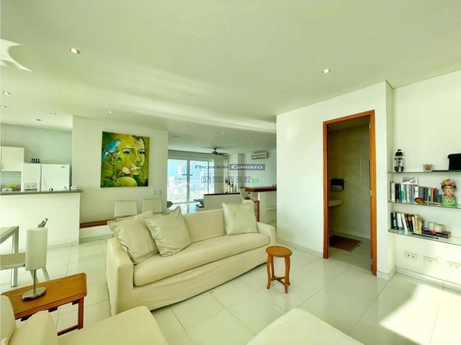 venta apartamento penthouse 3 alcobas vista bahia en manga cartagena
