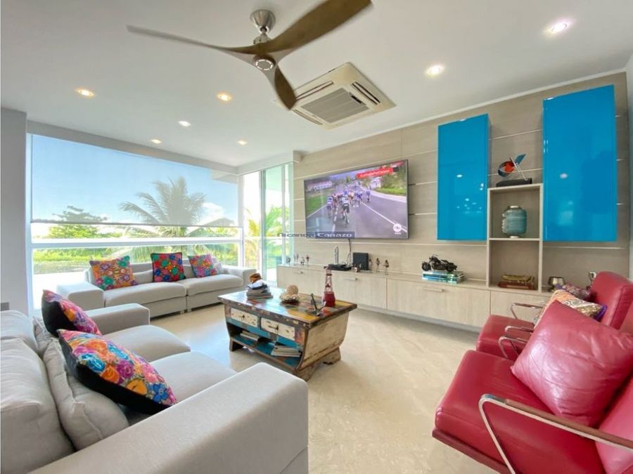 venta apartamento penthouse en karibana beach golf cartagena