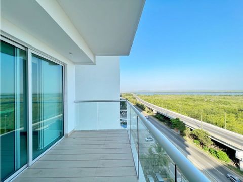 venta apartamento 2 alcobas en murano beach en la boquilla cartagena