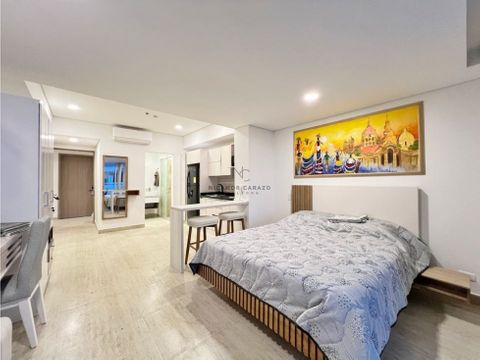venta aparta suite con acabados y amoblada en cartagena beach resort