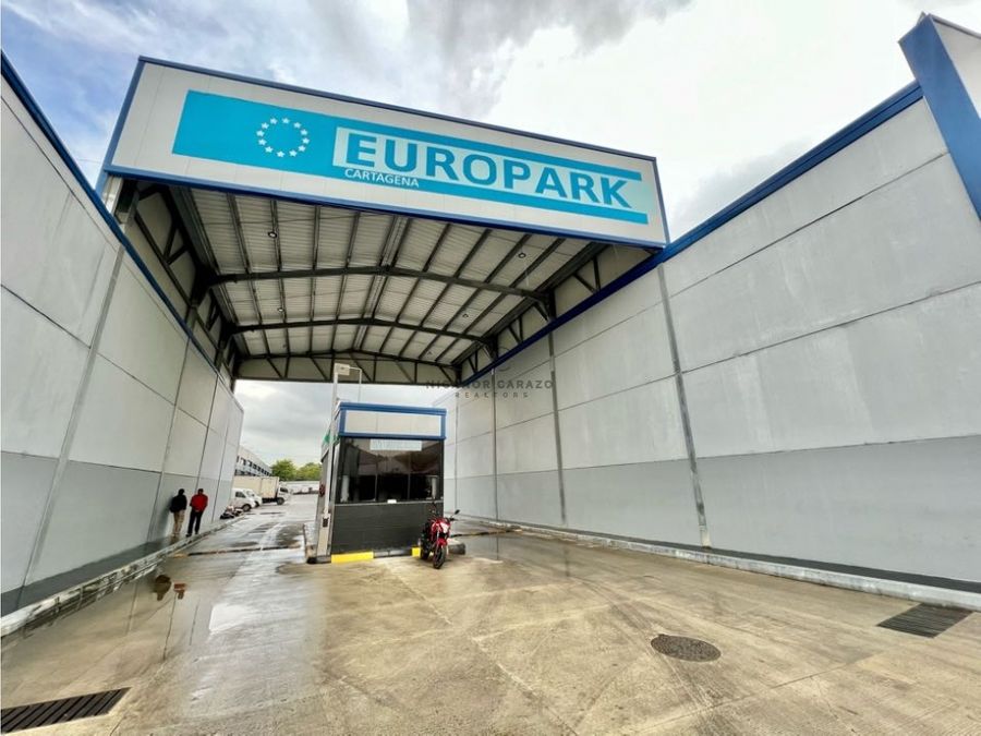 venta bodega industrial en europark parque empresarial cartagena