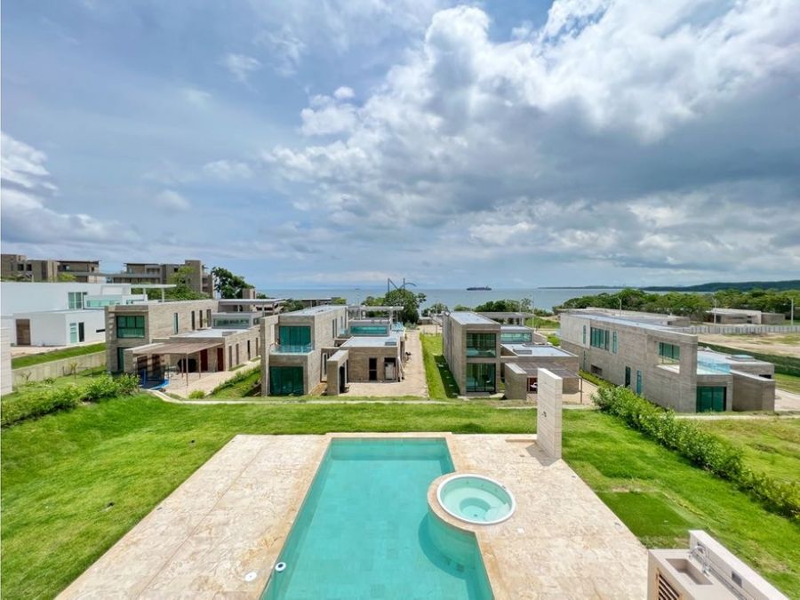 venta casa villa de lujo en calablanca en isla de baru cartagena