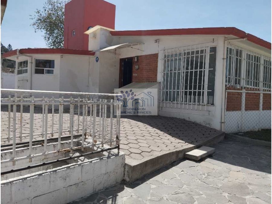 venta de casa de un piso con jardin en san andres ahuashuatepec
