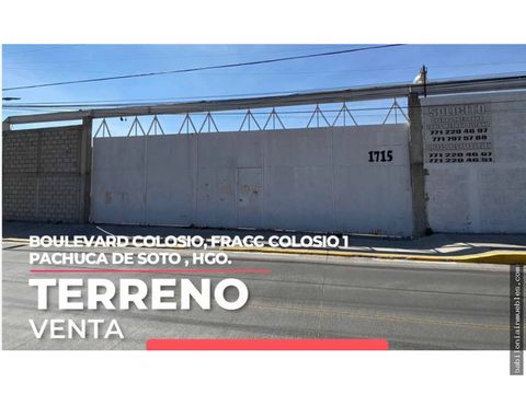 venta terreno de uso mixto sobre blvd luis donaldo colosio pachuca