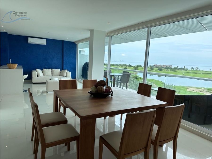 venta penthouse karibana golf beach club cartagena