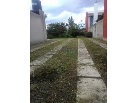 venta terreno con barda y porton ocotlan