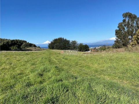 parcela con vista al volcan osorno