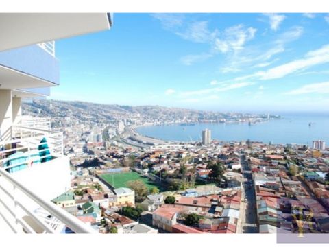 2 dormitorios departamento valparaiso hermosa vista al mar