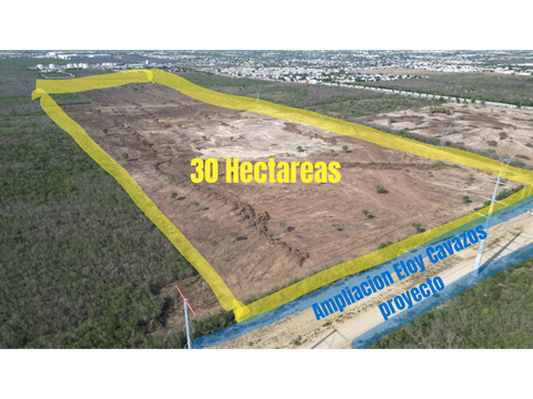30 hectareas en proyecto ampliacion eloy cavazos en cadereyta